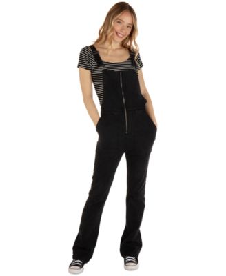 Hurley - Juniors' Ada Front-Zip Overalls
