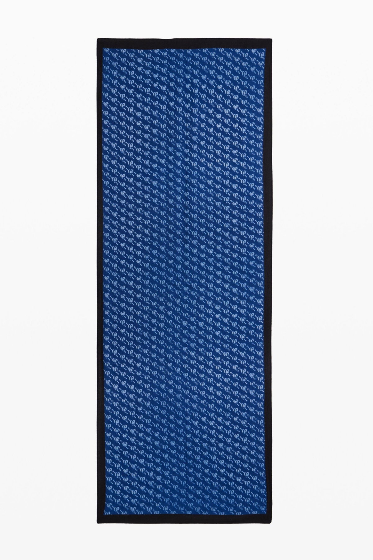 Women's Rectangular scarf with Desigual logo - Navy blue