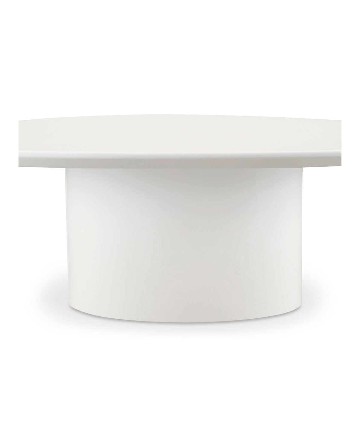 Macy's Furniture 46" Wood Eden Coffee Table In White