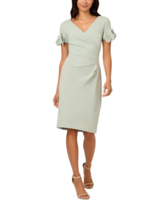 【海外限定】AdriannaPapell ドレス☆Jersey Buckle Sheath Brow Women's Adrianna Papell Jersey Buckle Sheath Dress | Zappos.com