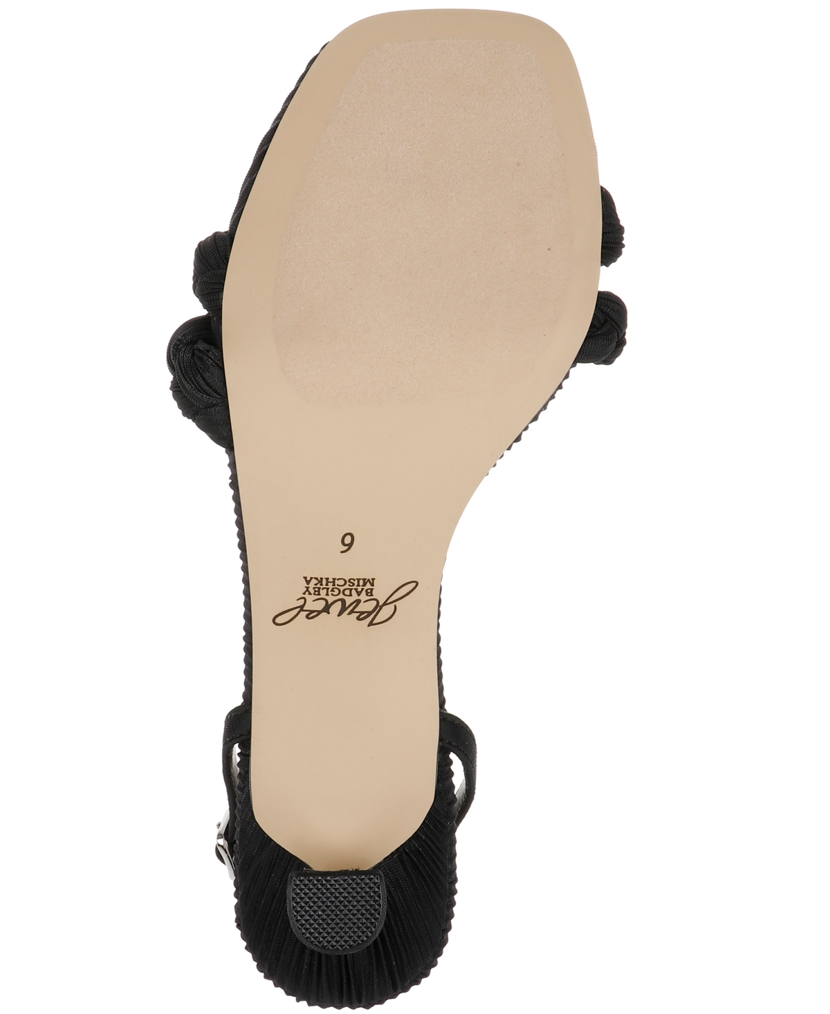 Jewel Badgley Mischka Women's Sharon Square Toe Dress Sandals In Black