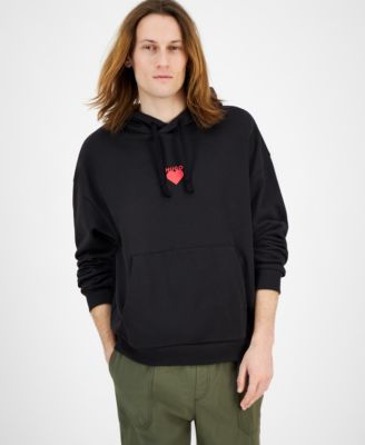 Hugo Boss - Men's Dewgili Relaxed Fit Long Sleeve Graphic Hoodie