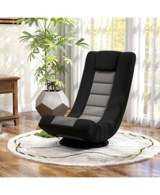 360° Swivel Gaming Chair 4 Position Adjustable Folding Floor Sofa Indoor