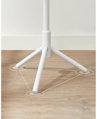 Free Standing Tree-Shaped Coat Rack with Adjustable Height, Brown