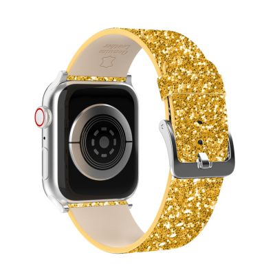 Leather Bling Band For Apple Watch