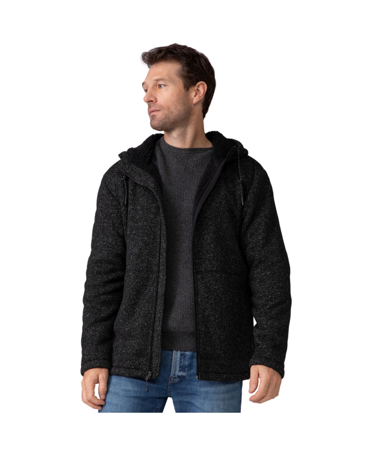 Men's Northwood Mountain Fleece Hoodie - Black heather