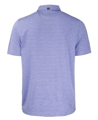 Men's Forge Eco Heather Stripe Stretch Recycled Polo Shirt