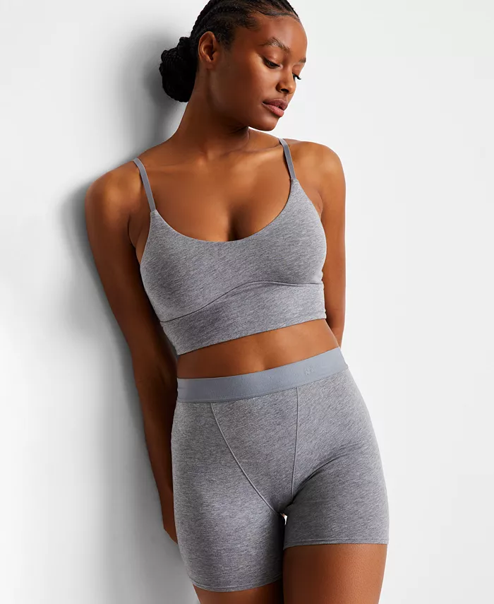 Women's Longline Cropped Bralette - thumbnail 7