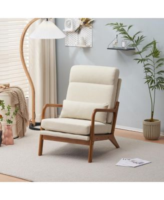 High Back Indoor Leisure Chair Stylish and Comfortable Seating for Relaxation