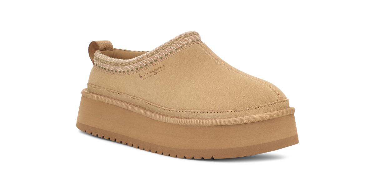 Koolaburra By Ugg Women's Burree Slip-on Platform Slippers In Desert Storm