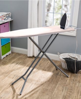 Products Adjustable Height, 4 Leg Ironing Board with Mesh Top and Iron Rest