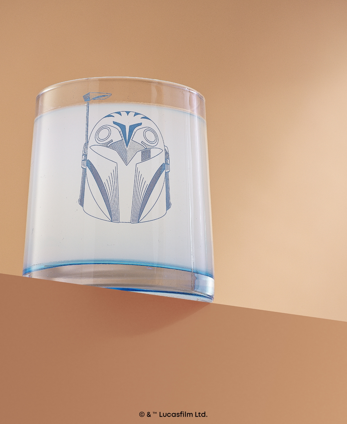 JOYJOLT STAR WARS THE MANDALORIANS SHORT DRINKING GLASSES, SET OF 4 