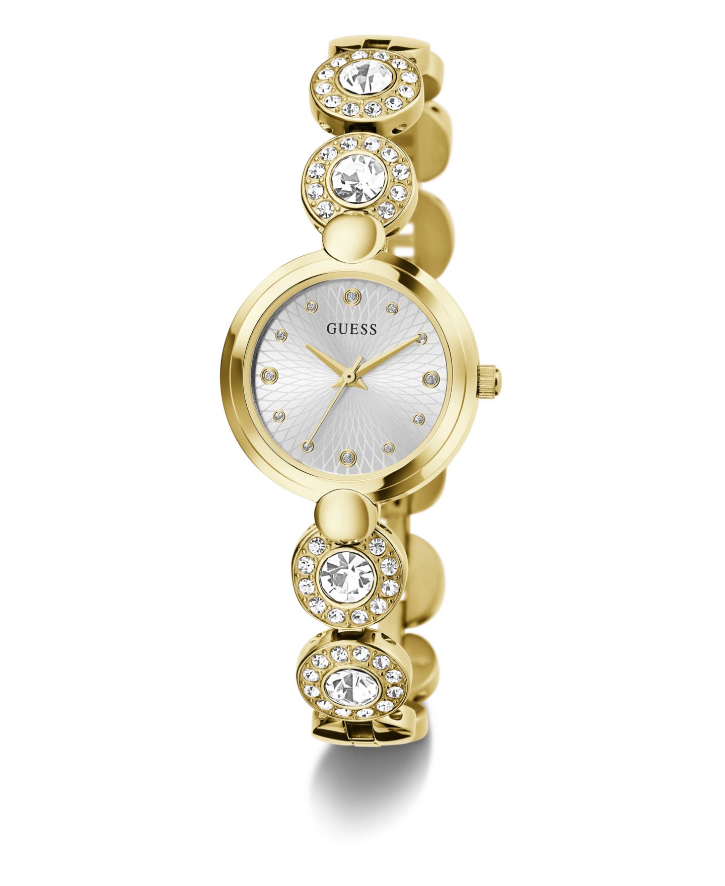 Женские часы GUESS Analog Gold Tone Stainless Steel Watch, 26 mm — фото 8