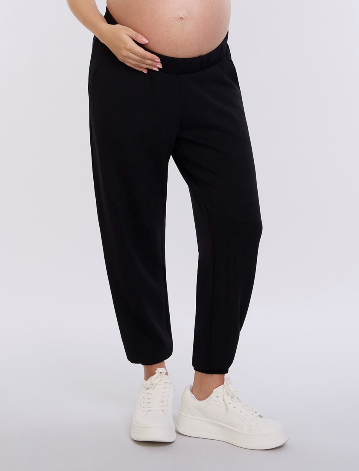 Maternity Under the Belly Side Pockets Scuba Jogger - Motherhood - Deep depths
