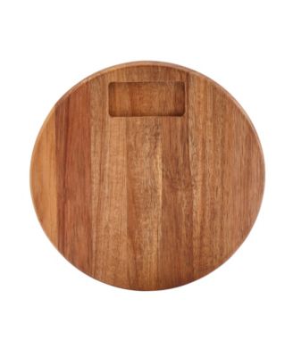 5-Piece Acacia Round Serving Board Set