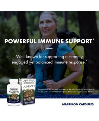Agarikon Capsules - Immune System Support Supplement - Mushroom Supplement to Aid Immune Functions & Cell Strength - Herbal Dietary Supplement
