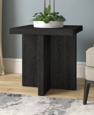 22" Elna Wide Square Side Table