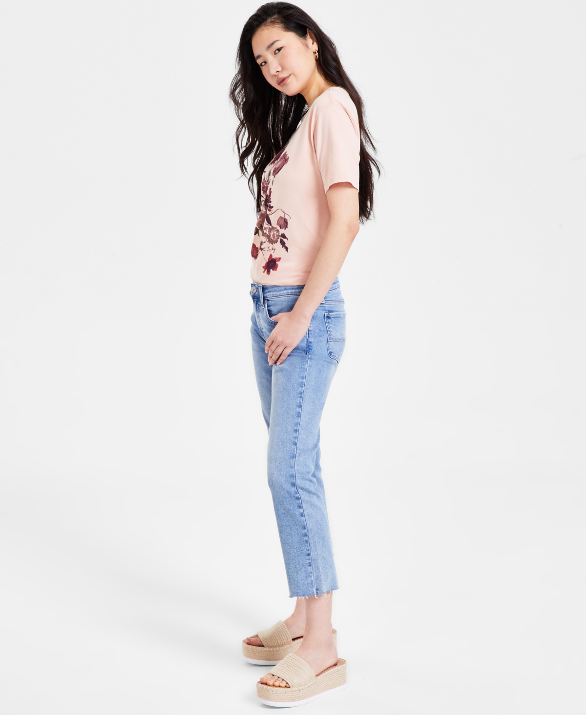 Lucky Brand Women's Mid-rise Cropped Jeans In Capwin Wash