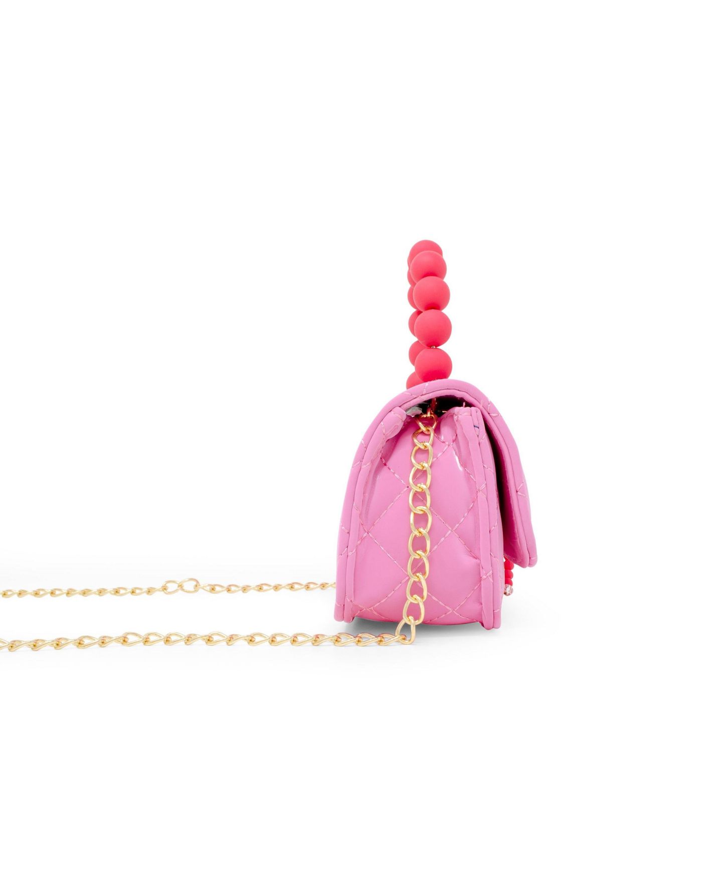 Сумка Tiny Treats + Zomi Gems Pearl Handle Message Charm Handbag, Hot Pink для девочек — фото 3