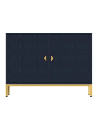 Freestanding Storage Cabinet 2-Door Accent Cabinet