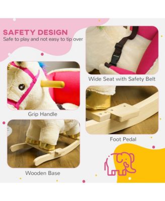 Kids Rocking Horse, Unicorn with Realistic Sounds for 18-36 Months