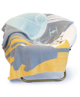 Star Wars Death Star Battle Feather Knit Throw Blanket, 50" x 60"