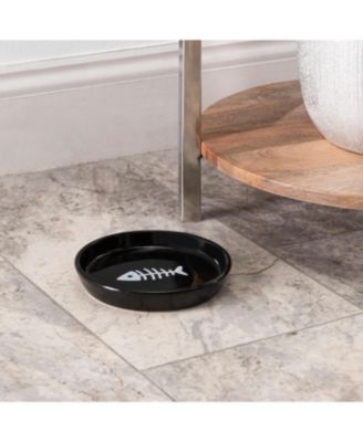 Set of two Oscar Collection Round Cat Dishes