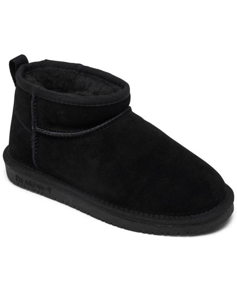 Ботинки BEARPAW Kiara Winter Boots from Finish Line для девочек, цвет: Чёрный