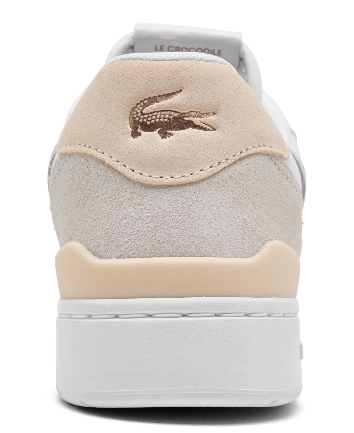 Lacoste Women s T Clip Set Casual Sneakers from Finish Line White Light Pink Smart Closet