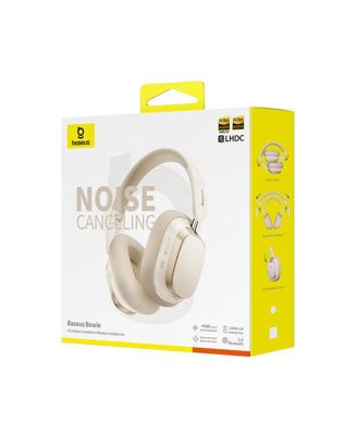 Wireless Headphones Noise Cancelling Over-Ear Bluetooth Headphones H1s, White