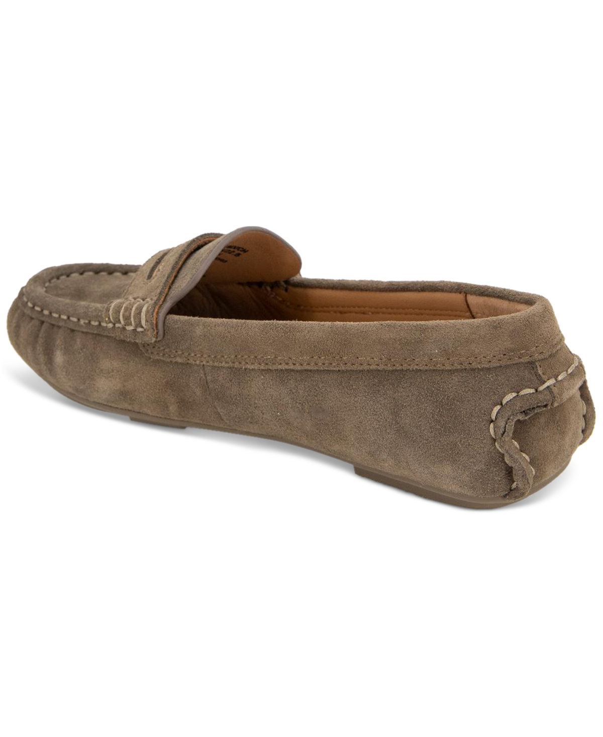Gentle Souls Women's Madison Loafer Flats In Shitake Suede