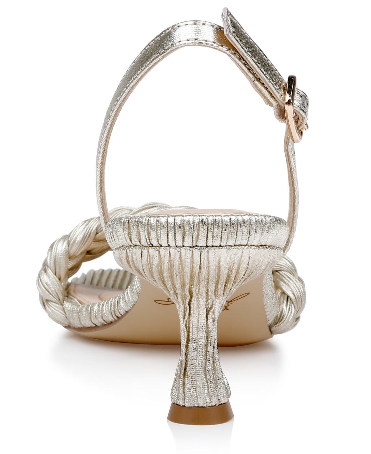 Jewel Badgley Mischka Women's Sharon Square Toe Dress Sandals In Champagne