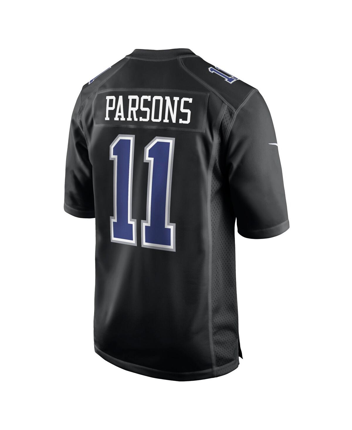 Nike Men's Micah Parsons CarbonDallas Cowboys Fashion Game Jersey - Black
