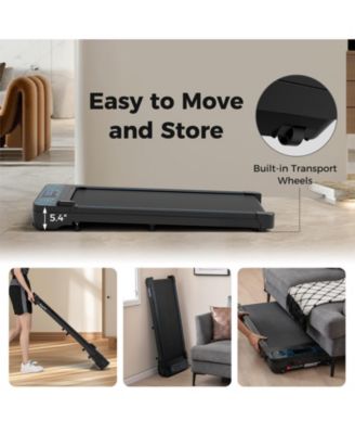 Walking Pad with 300 lbs Weight Capacity and Remote Control for Home