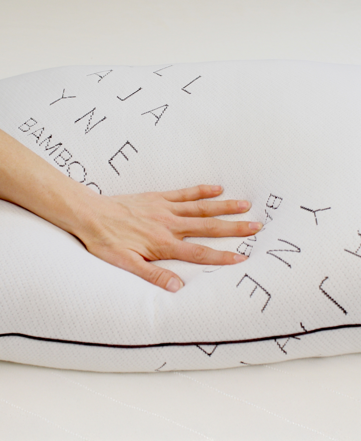 Ella Jayne Basics Medium Density Viscose Pillow, Standard In White