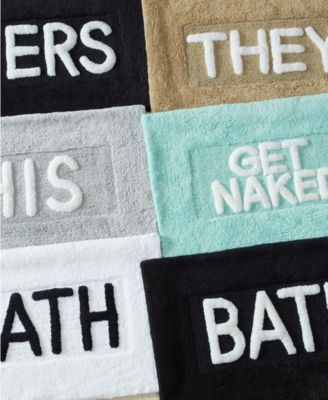 His & Hers Cotton 2-Piece Bath Rug Set