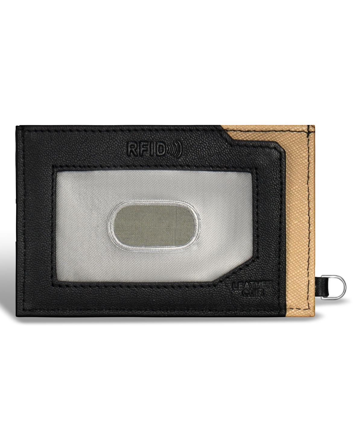 CHAMPS MEN'S ICONIC COLLECTION LEATHER SLIM CARDHOLDER 