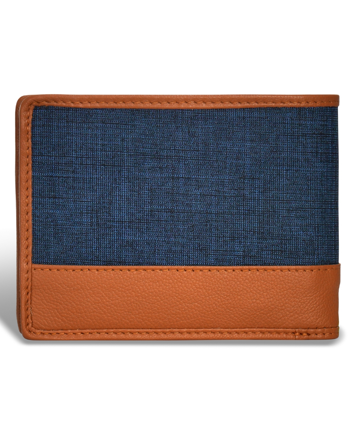 CHAMPS MEN'S DENIM COLLECTION LEATHER BI-FOLD WALLET 