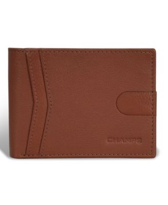 Men's Onyx Collection Leather Access Center Wing Wallet