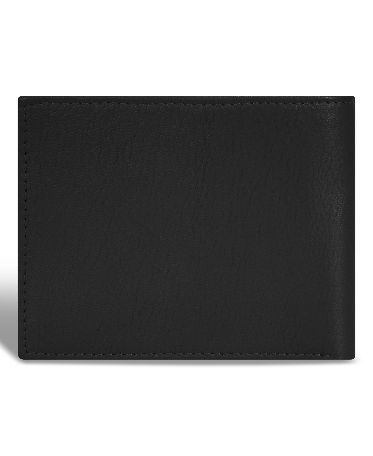Shop Champs Men's Onyx Collection Leather Top Wing Wallet In Black