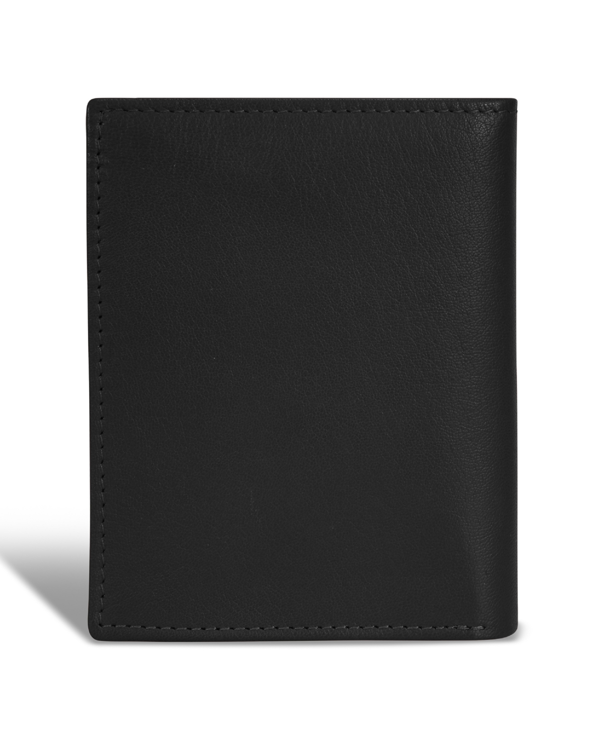 Shop Champs Men's Onyx Collection Leather Vertical Wallet In Black
