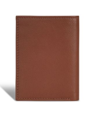 Men's Onyx Collection Leather Vertical Slim Wallet