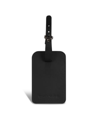 Men's Onyx Collection Leather Luggage Tags