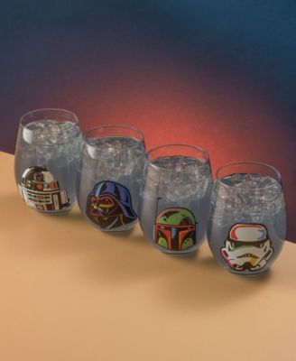 Star Wars Stemless Wine Glasses, Set of 4
