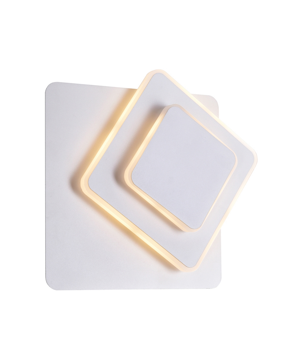 Shop Cwi Lighting 10" Metal Private I Led Sconce In Matte White