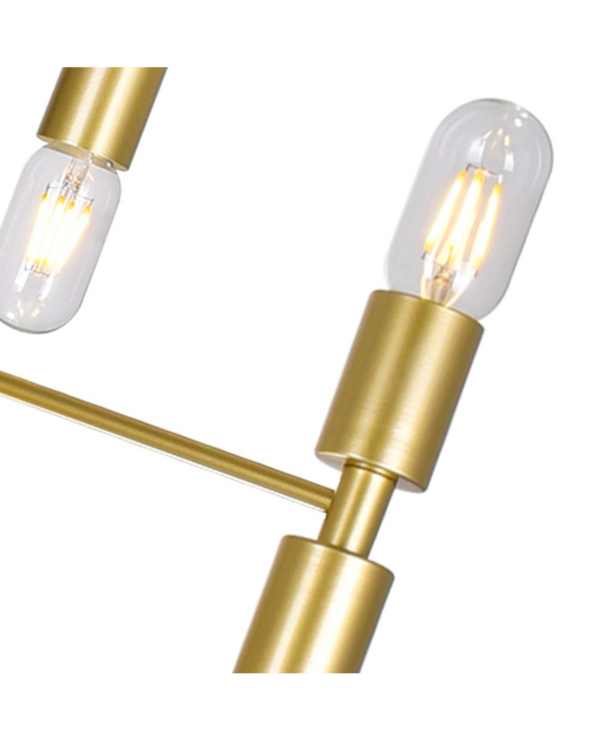 Shop Cwi Lighting 22" Metal Hand Crank 12 Light Chandelier In Medallion Gold