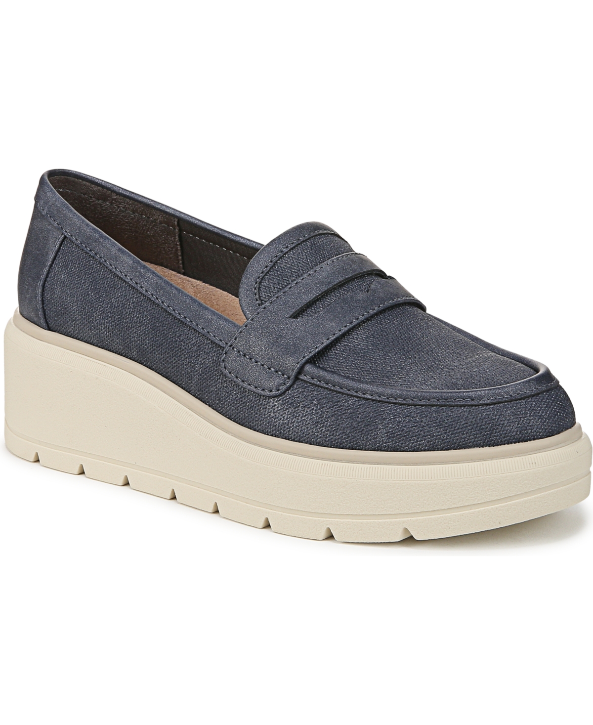 Women's Nice Day Max Platform Lug Sole Loafers - Oxide Faux Leather