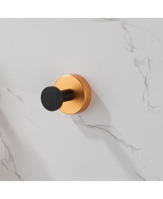 Round Base Wall-Mounted Coat Hook with Screws Durable and Stylish Organizer for Coats and Accessories