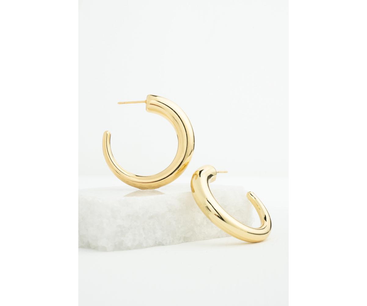 Golden Grace Hoops - Golden glow
