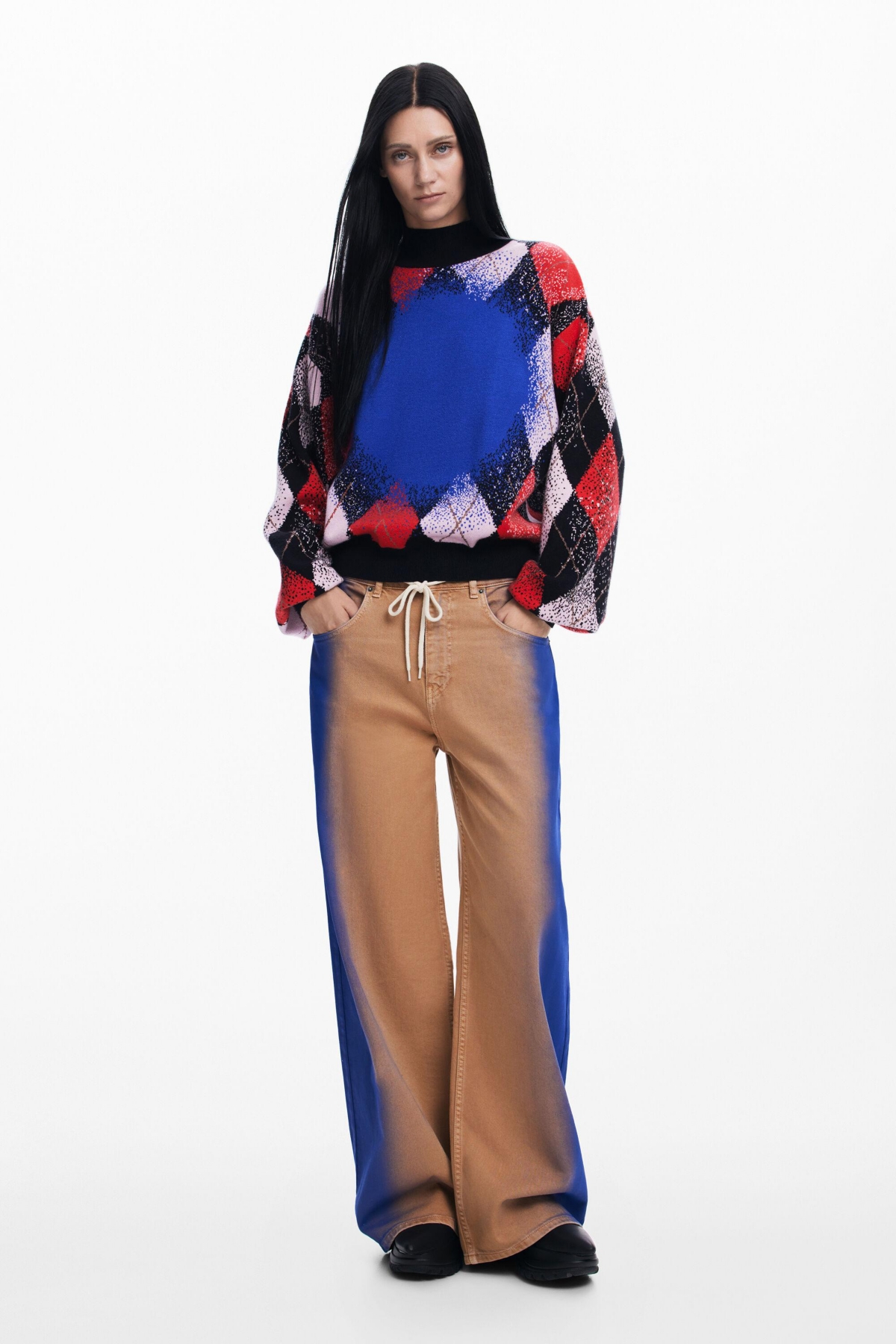 Desigual Women's Spray effect sweater Maitrepierre